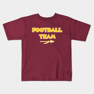 Football Team - Burgundy Kids T-Shirt